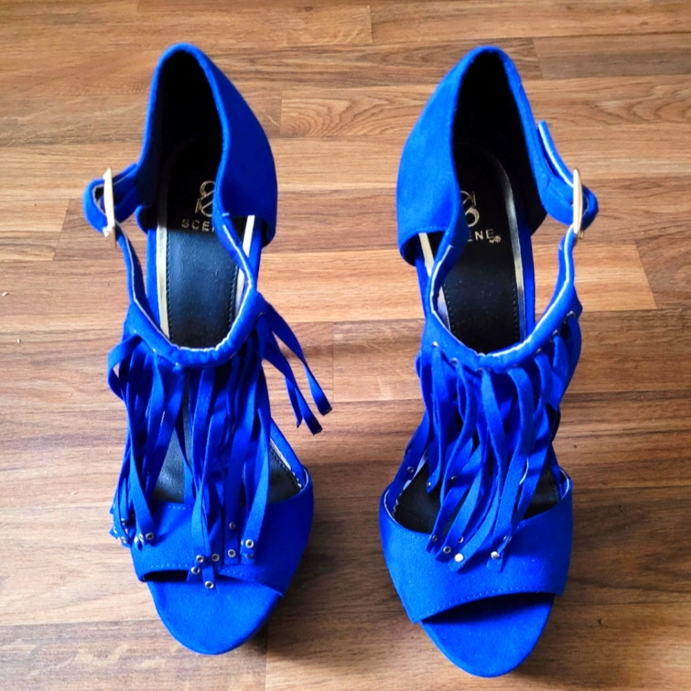 Royal Blue Heels